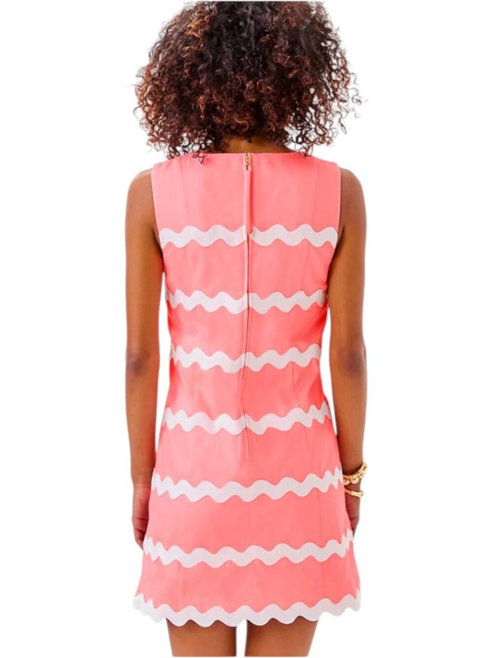 Lilly Pulitzer Kerra Shift Romper in Sorbet Pink NWT - Size 8 - Picture 5 of 9